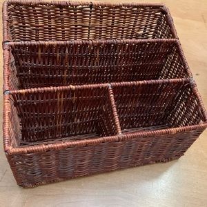 2 Wicker Organizing Baskets
